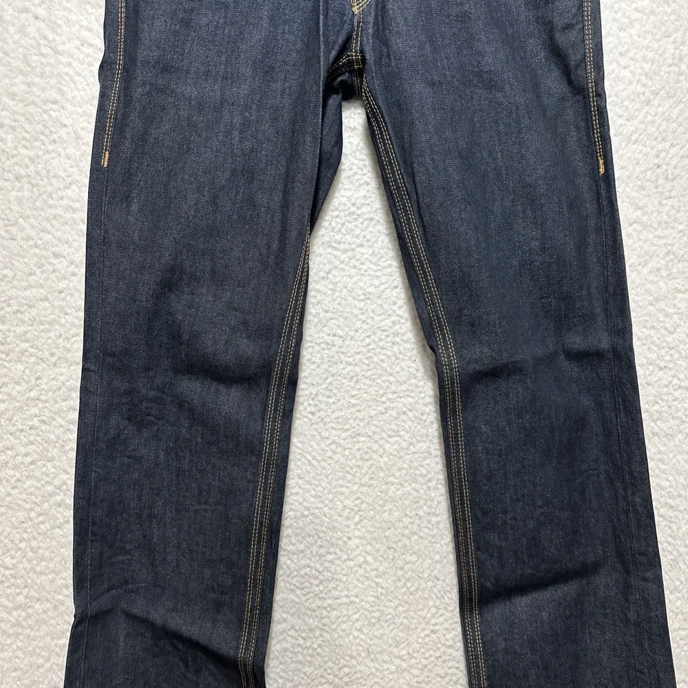 Vintage True‎ Religion Jeans Bobby QT Blue Dark Wash Size 33 Made In USA